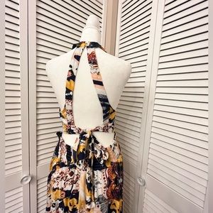 Most striking dress. Print and cut amazing center piece dress